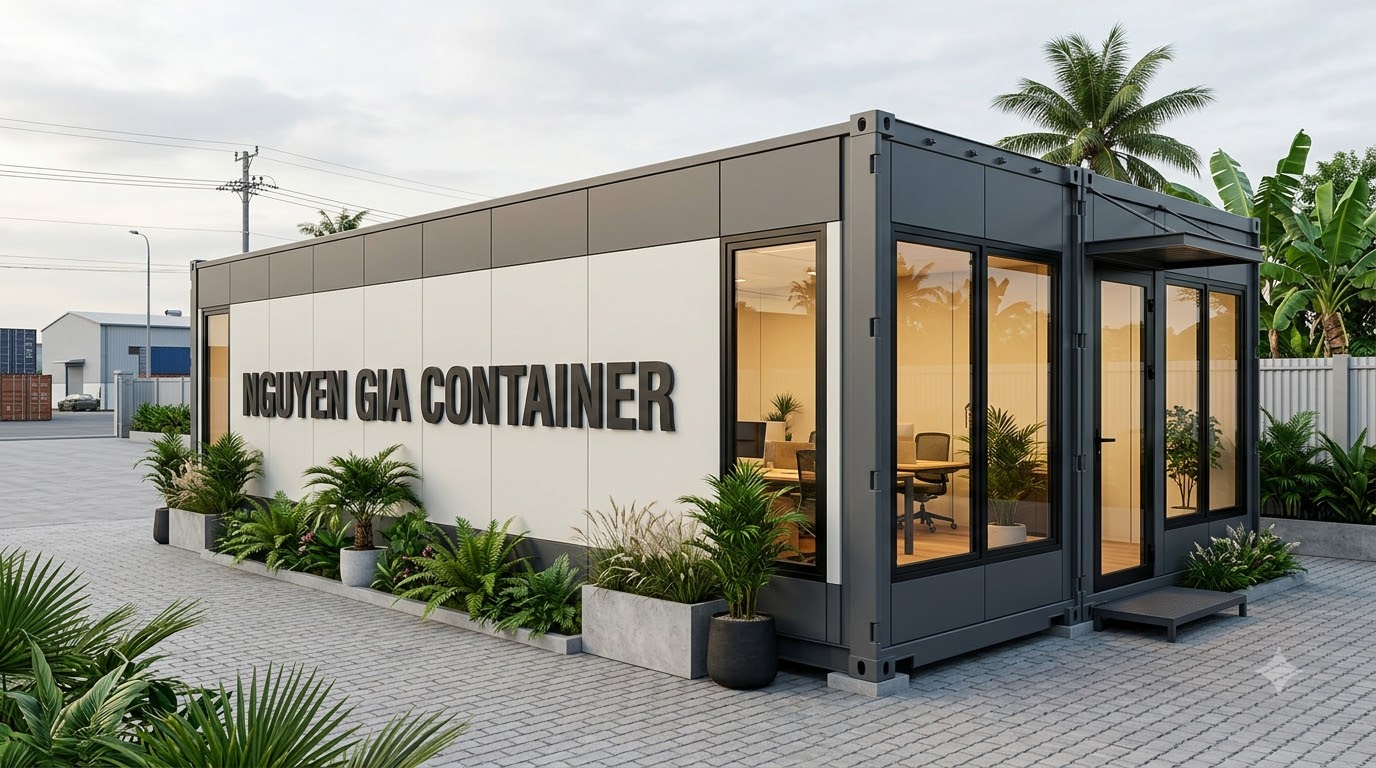Thuê container văn phòng ngắn hạn tại Hải Phòng