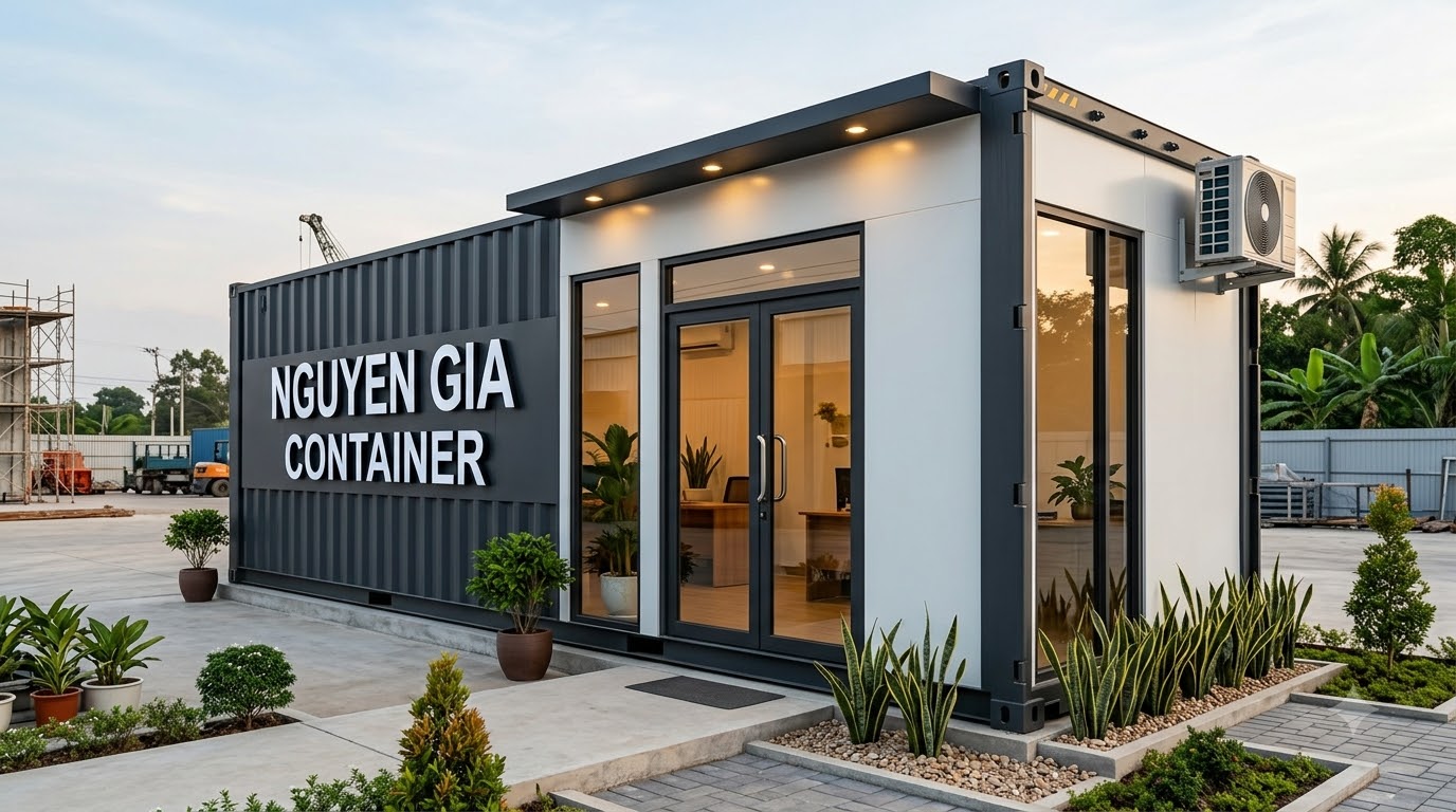 Thuê container văn phòng ngắn hạn tại Hải Phòng