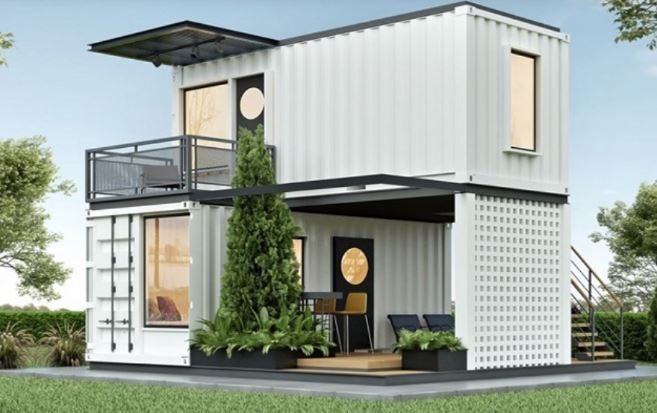 thiết kế nhà homestay container độc đáo