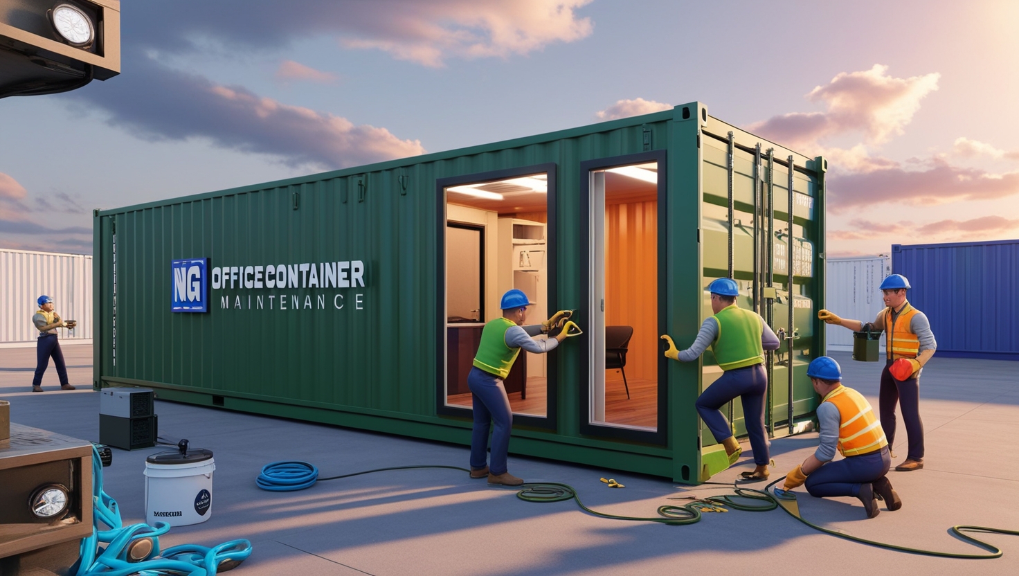 bảo dưỡng container văn phòng uy tín