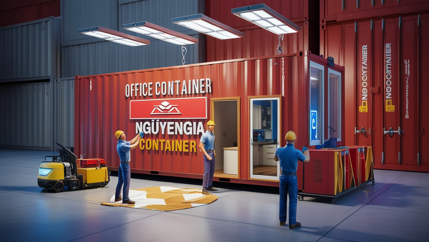 dịch vụ bảo dưỡng container văn phòng