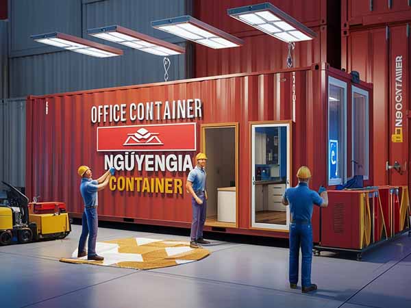 Bao lâu bảo dưỡng container văn phòng một lần