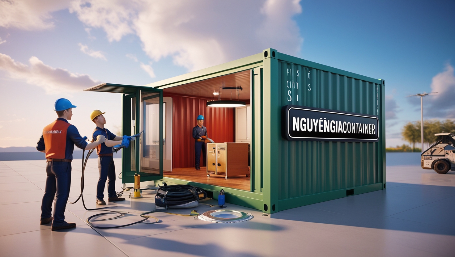 Bảo dưỡng container văn phòng giá rẻ