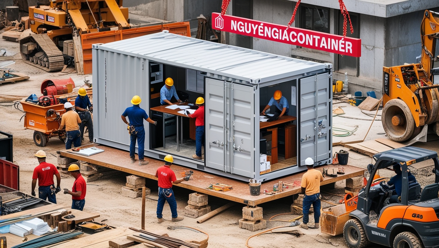 Container Văn Phòng Cho Công Trường tại Quảng Ninh