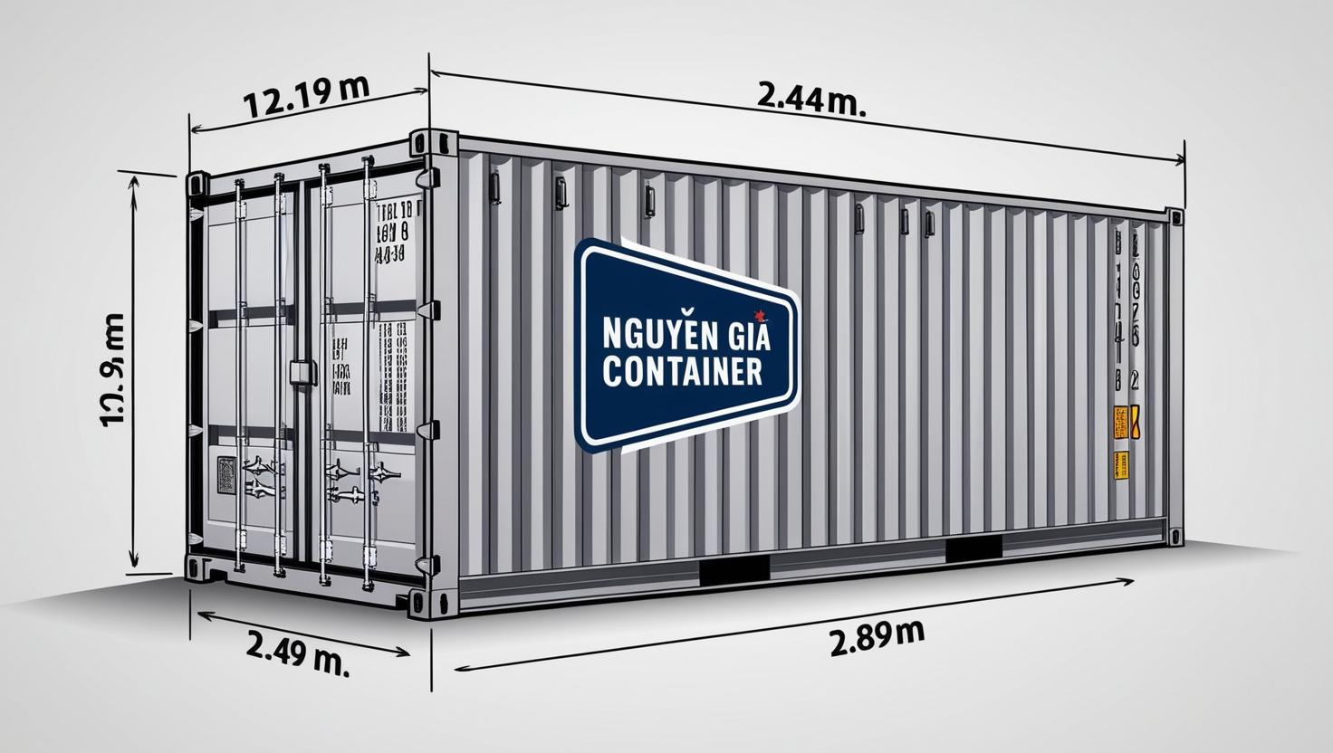 Kích thước container kho 40 feet 