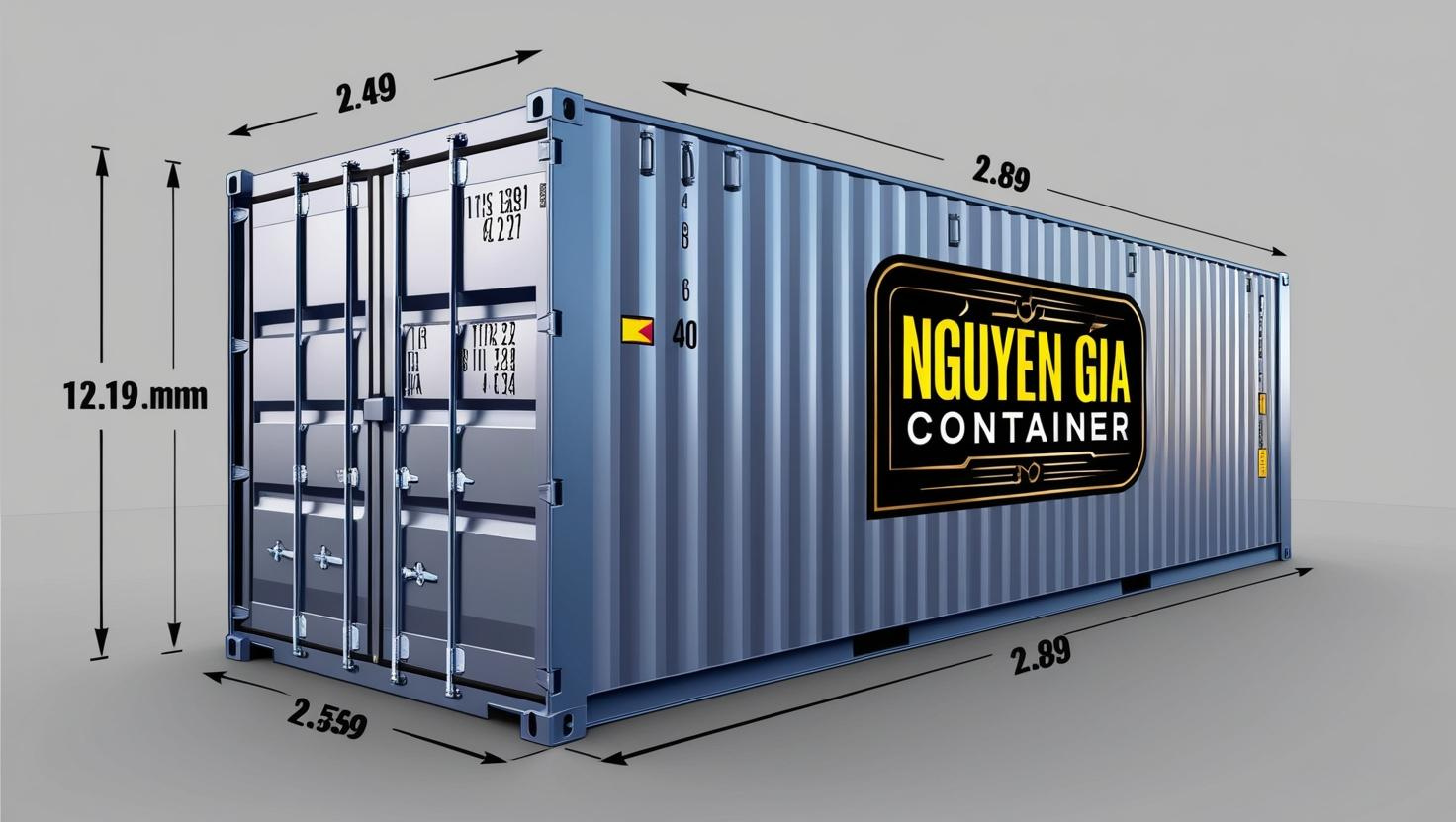 Kích thước container kho 40 feet 