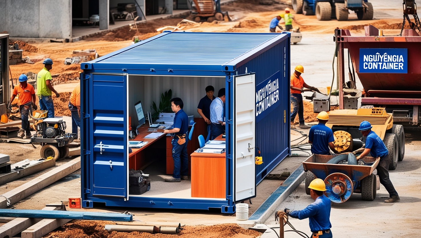 Thuê container văn phòng cho công trường tại Hải Phòng