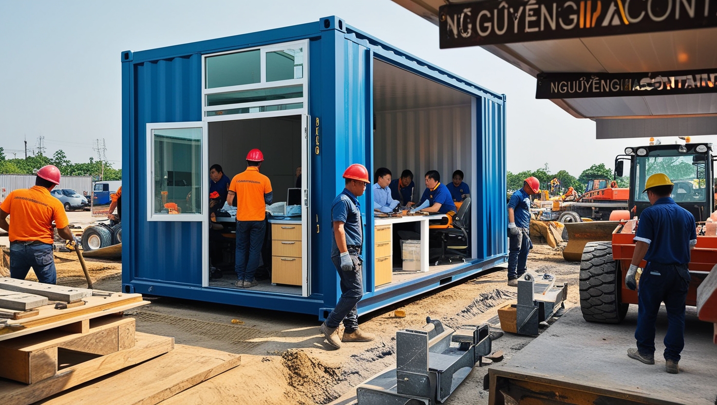 Thuê container văn phòng cho công trường tại Hải Phòng