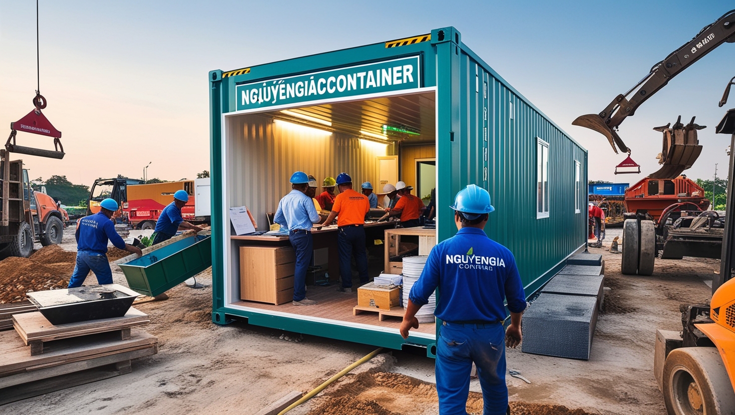 Thuê container văn phòng cho công trường tại Hải Phòng