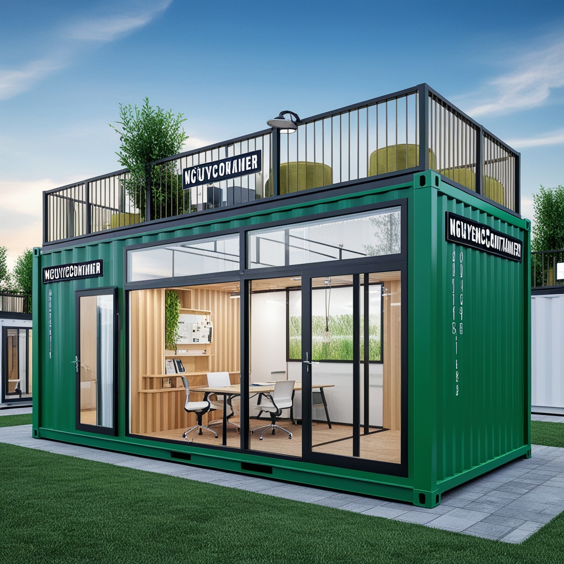 Thuê container văn phòng có điều hòa Quảng Ninh