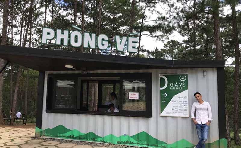 Container 20ft phòng vé MS026