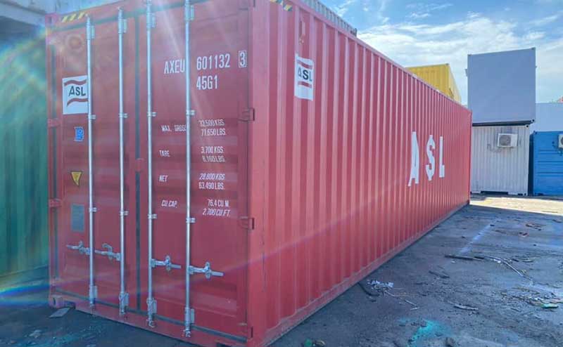 Vỏ container kho 40ft ms048