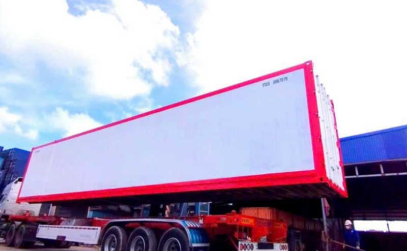 Nối container lạnh 40ft lên 48ft