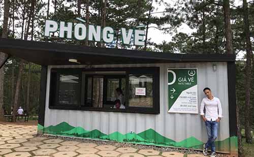 Container 20ft phòng vé MS026