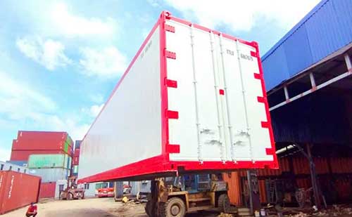 Nối container lạnh 40ft lên 48ft