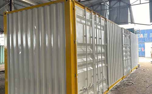 Container 40ft hoán cải mở hai bên vách