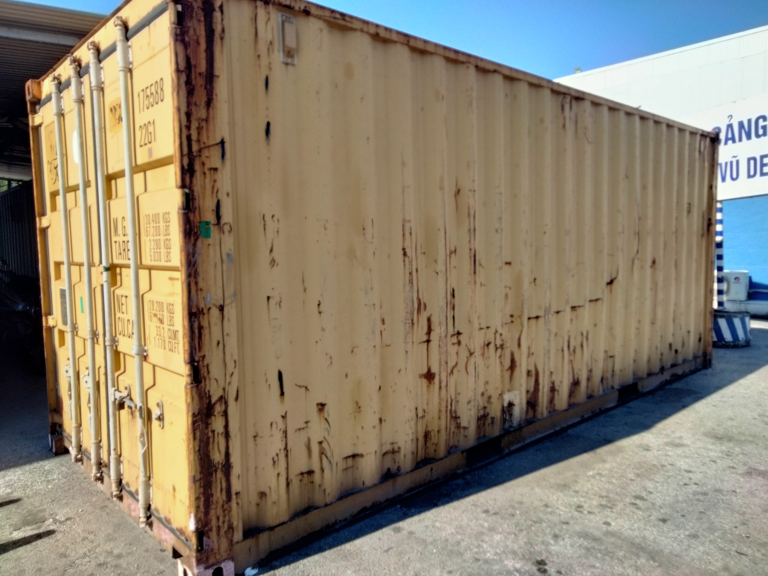 Giá thuê container kho tại Nam Định