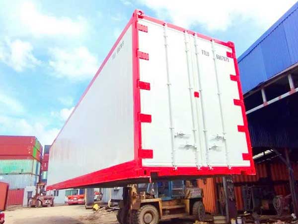 Nối container lạnh 40ft thanh container lạnh 48ft