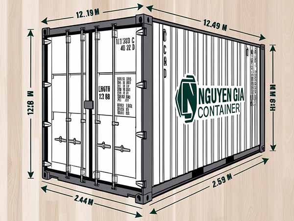Kích thước container kho 40 feet - Lựa Chọn Tối Ưu Cho Lưu Trữ Hàng Hóa