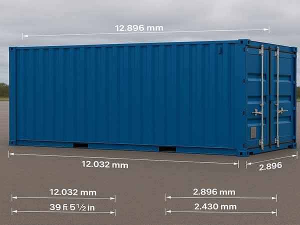 Kích Thước Chi Tiết Container 40 Feet: Tưởng Nhỏ Mà Rộng Bất Ngờ!